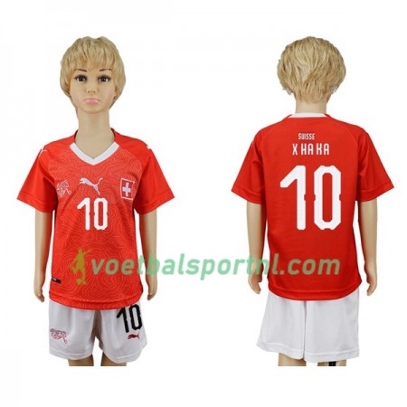 Zwitserland Xhaka 10 Kind Thuis Tenue WK voetbal 2018